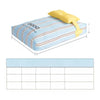 Striped Pet Bed with Removable, Washable Cushion