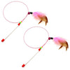 Cat Teaser Wand with Feather and Bell