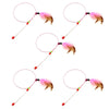 Cat Teaser Wand with Feather and Bell