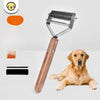 Double-Sided Stainless Steel Dog & Cat Deshedding Comb