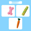 Dog Squeaky Chew Toy Set for Play and Solo Entertainment
