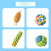 Dog Squeaky Chew Toy Set for Play and Solo Entertainment