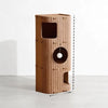 Multi-Level Cat Tree with Enclosed Houses & Scratching Boards