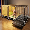 Indoor Small Dog Crate with Separate Sleeping and Potty Areas