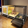 Indoor Small Dog Crate with Separate Sleeping and Potty Areas