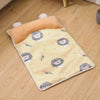 Cartoon-Print Pet Mat for Dogs and Cats
