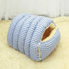 Enclosed Pet Bed with Open Entry for Cats & Dogs