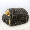 Enclosed Pet Bed with Open Entry for Cats & Dogs