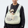Breathable Canvas Pet Carrier Backpack for Cats and Dogs