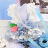 Small Dog Summer Dress with Matching Leash