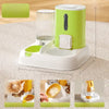 Automatic Pet Feeder with Dual Food and Water Bowls