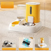 Automatic Pet Feeder with Dual Food and Water Bowls