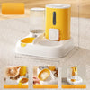 Automatic Pet Feeder with Dual Food and Water Bowls
