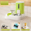 Automatic Pet Feeder with Dual Food and Water Bowls