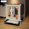Dog Crate with Separate Toilet Tray Area
