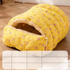 Semi-Enclosed Washable Bed for Cats and Small Dogs