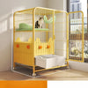 Multi-Level Cat Cage with Litter Box