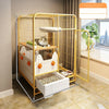 Multi-Level Cat Cage with Litter Box