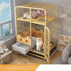 Multi-Level Cat Cage with Litter Box
