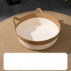 Woven Rattan Cat Bed for Cats and Small Dogs